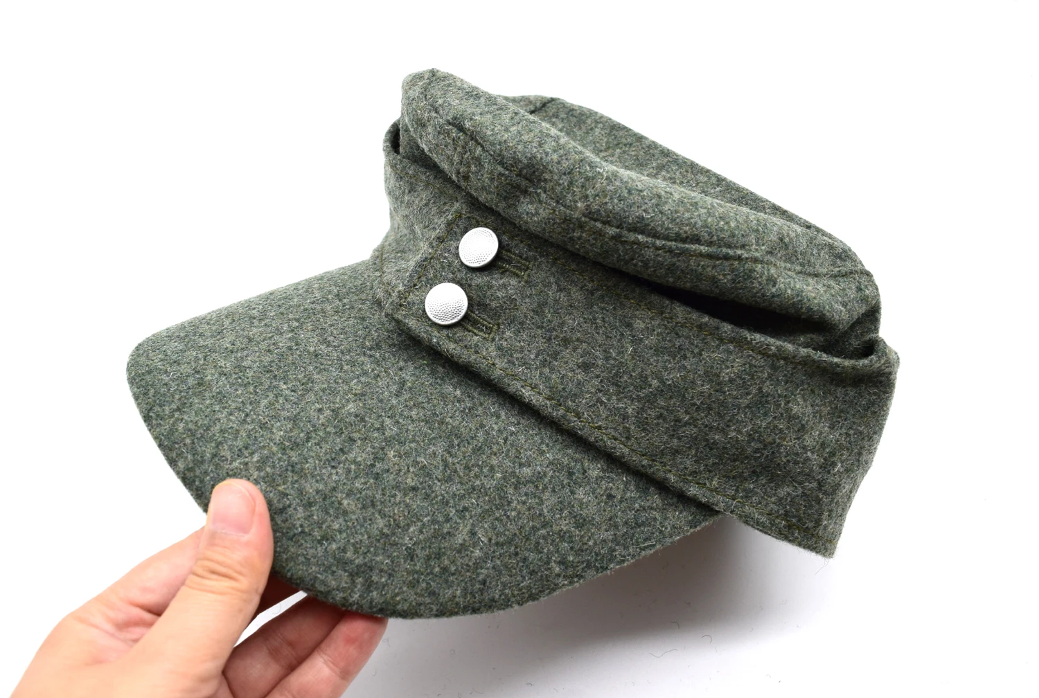 Cosplay  German WH Elite EM M43 Panzer Wool Field Cap Hat Green