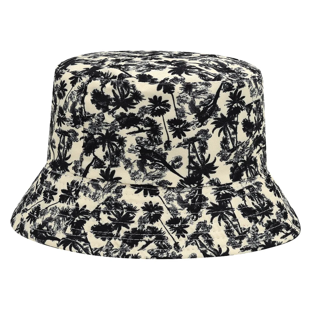 2024 New Luxury Design Bucket Hats for Women Men Summer Outdoor Sunscreen Panama Female Travel Fashion Fisherman Caps Anti-Sun