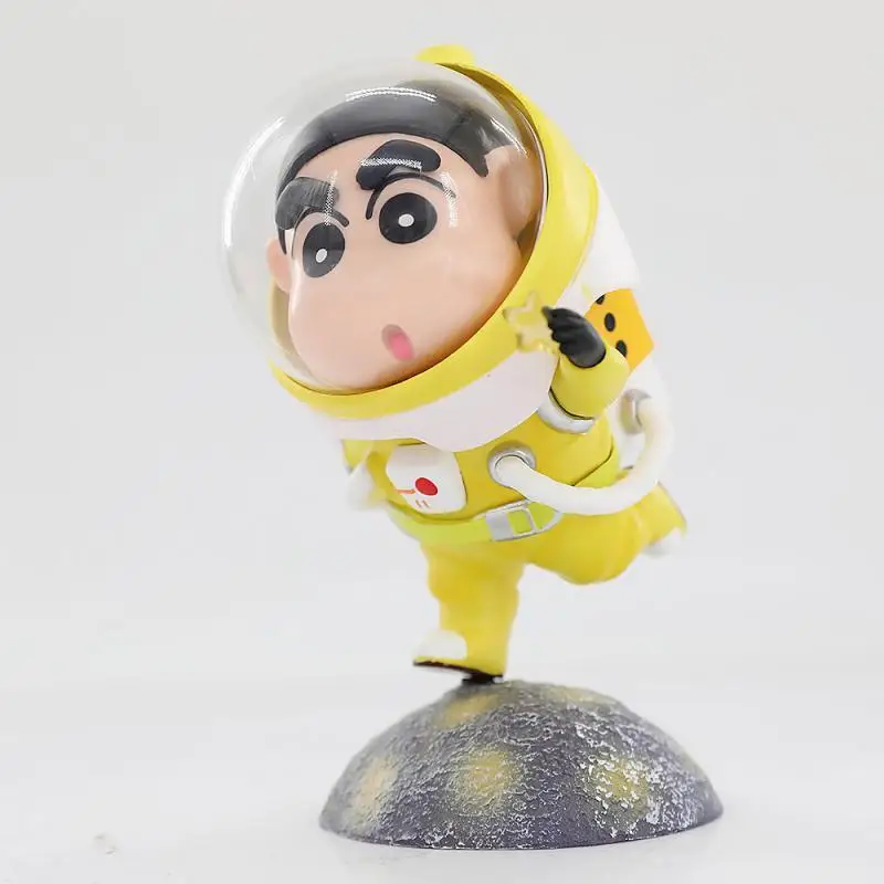 

16cm Crayon Shin-Chan Cos Astronaut Q Version Hand Model Doll Small Ornaments As A Birthday Gift For Friends Gifts