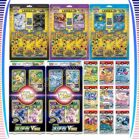 Original Pokemon Cards PTCG Chinese Version S8A SVDF EX Initial Deck S5 S10 VSTAR Card Toys Gift Box Children Birthday Gifts