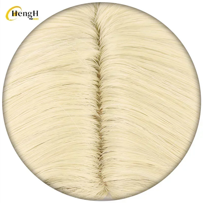 Perruque synthétique Luka de haute qualité, 30cm, jaune doré, partie centrale, cheveux résistants à la chaleur, perruques de Cosplay pour fête d'halloween