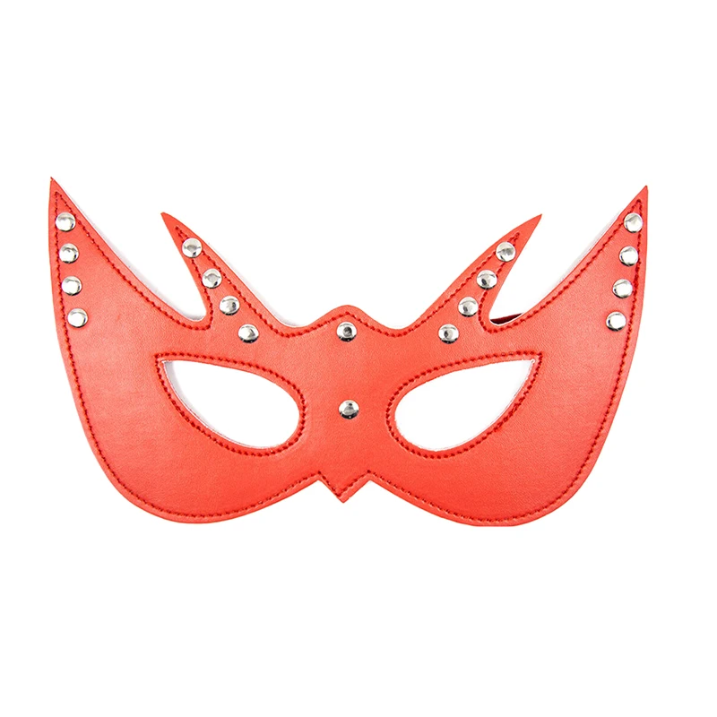 

1Pc Bat Sexy Mask Couples Sensory Exploration Blindfold, PU Eye Mask for Adult Intimacy & Role Play Accessory〔CC88〕