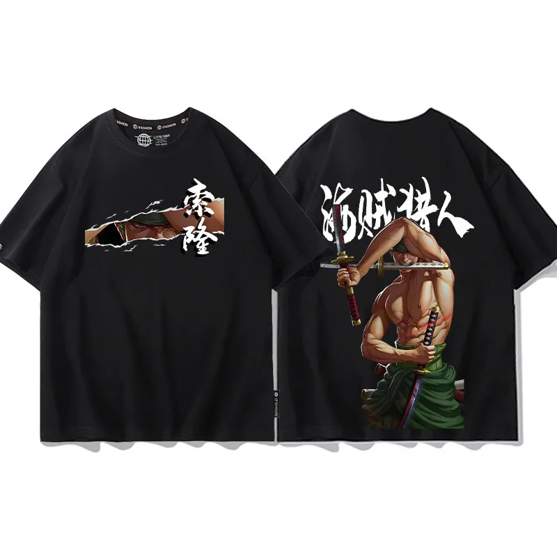 

ONE PIECE футболка мужская из чистого хлопка повседневная футболка с круглым вырезом одежда с короткими рукавами летняя спортивная повседневная футболка с короткими рукавами