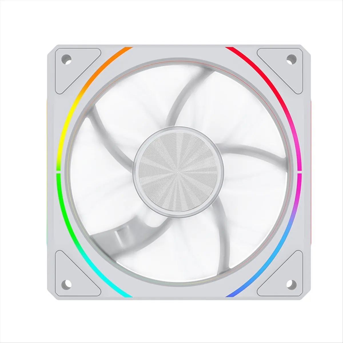 

HGHO ARGB Case Fan 120mm 5V 3Pin PWM Silent PC Computer Case Cooling Fan CPU Cooler for Desktop Computer White