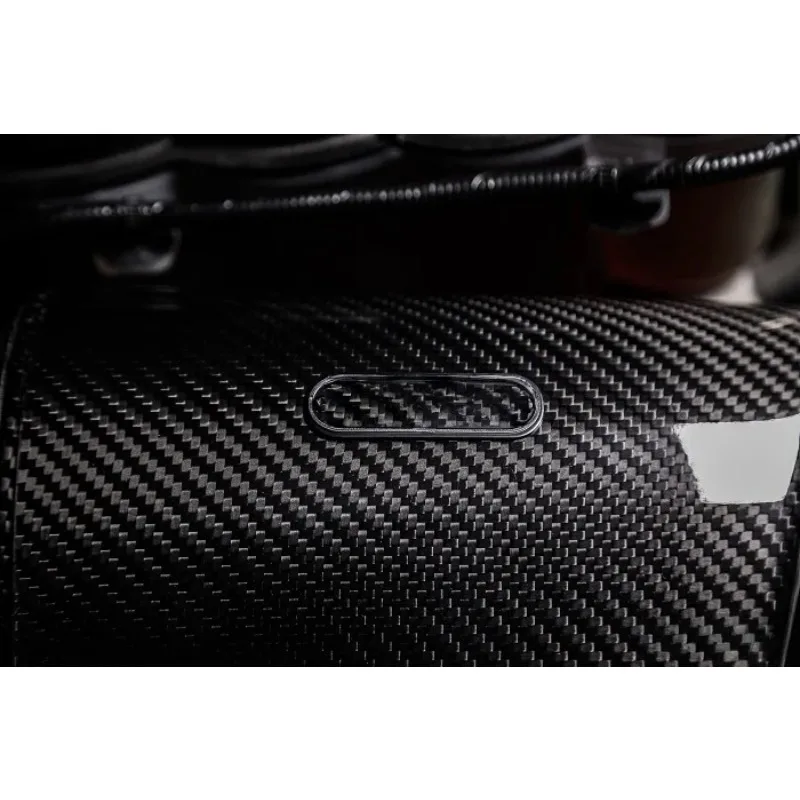 15-17 استجابة أسرع نظام مدخل ألياف الكربون الجاف الحقيقي لجاكوار XF XE XFL F-Pace 2.0T GTR أنبوب دخول الهواء من ألياف الكربون