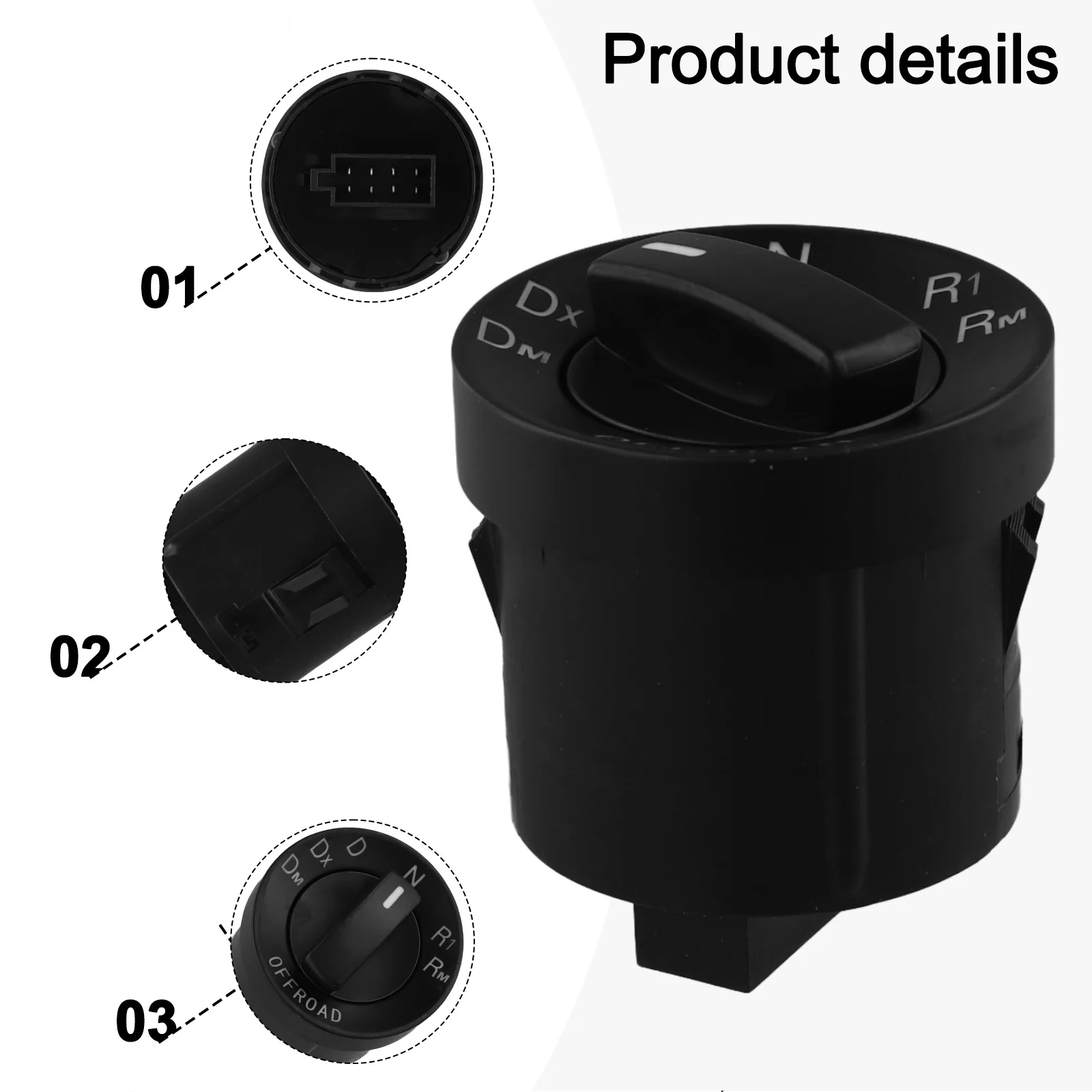 

81255250245 Rotary Switch Truck Parts Truck Switch Automobiles Parts Rotary Switch For MAN For MAN TGA TGX Truck