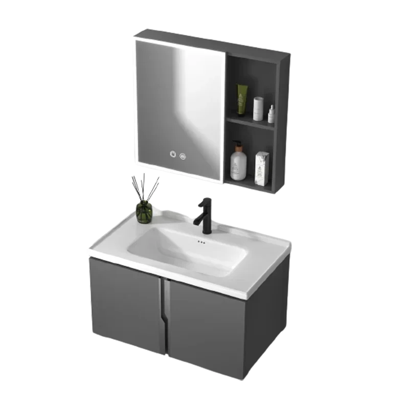 #Luxury Display Narrow Bathroom Cabinet Nordic Black Storage Bathroom Cabinet Vanity Modern Space Saver Armoire De Furniture