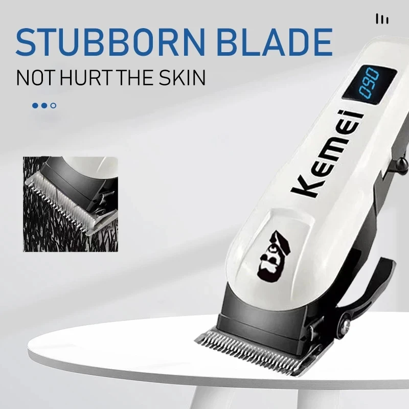 Kemei KM-232 Elektrischer Haarschneider mit LED-Display, Haarschneidemaschine für Männer, Haarschneider, professioneller Haarschneider – Detail 2