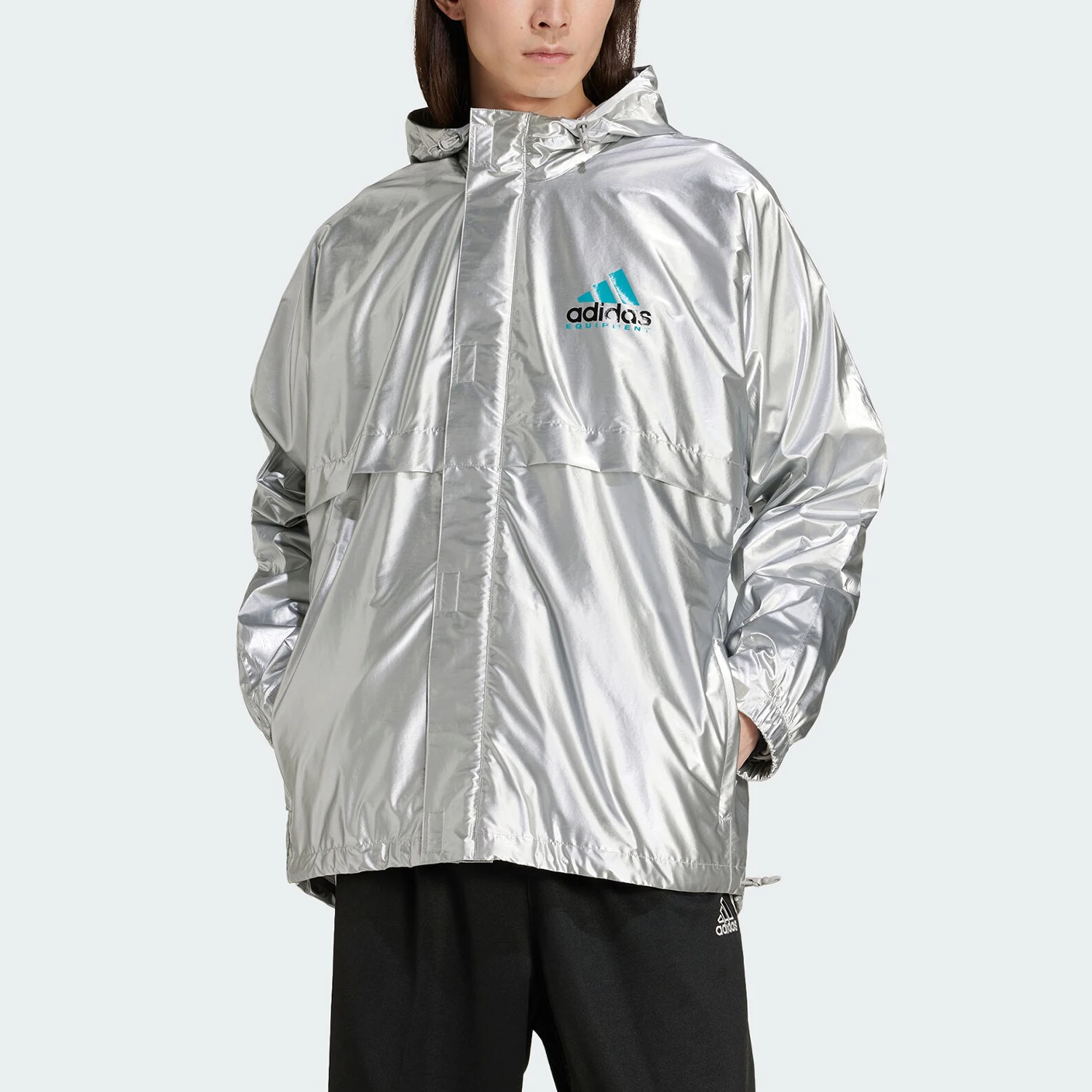 

Оригинальная новая мужская повседневная модная простая ветрозащитная куртка Adidas JN4526