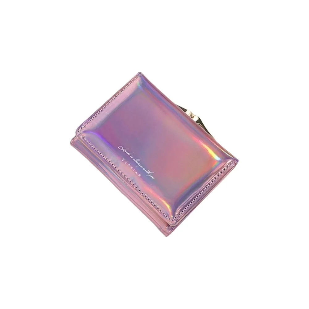 carteira-curta-retro-com-multiplos-slots-para-cartoes-porta-moedas-colorido-em-pu-com-laser-pequeno-porta-cartoes-multifuncional-para-o-dia-a-dia