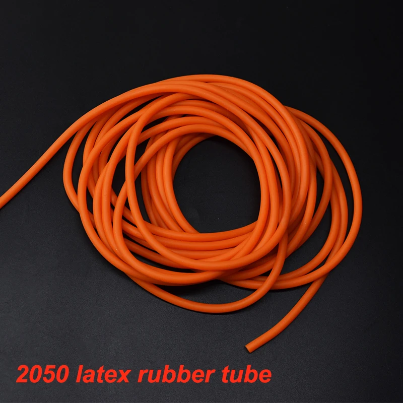 Natural Latex Slingshots Rubber Tube1/2/3/5M for Hunting Shooting 2mmX5mm Diameter High Elastic Tubing Band Accessories