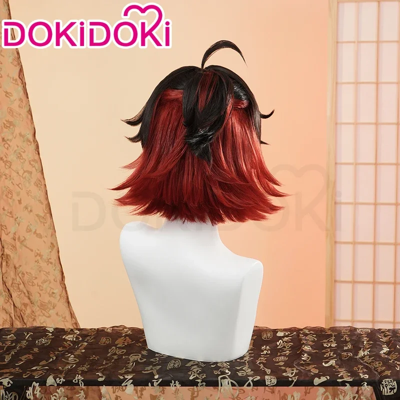 Genshin Impact Game DokiDoki Cosplay Perruque pour Homme, Cheveux Synthétiques, Bonnet de Perruque Gratuit, Degré de Chaleur, En Stock, GaMing