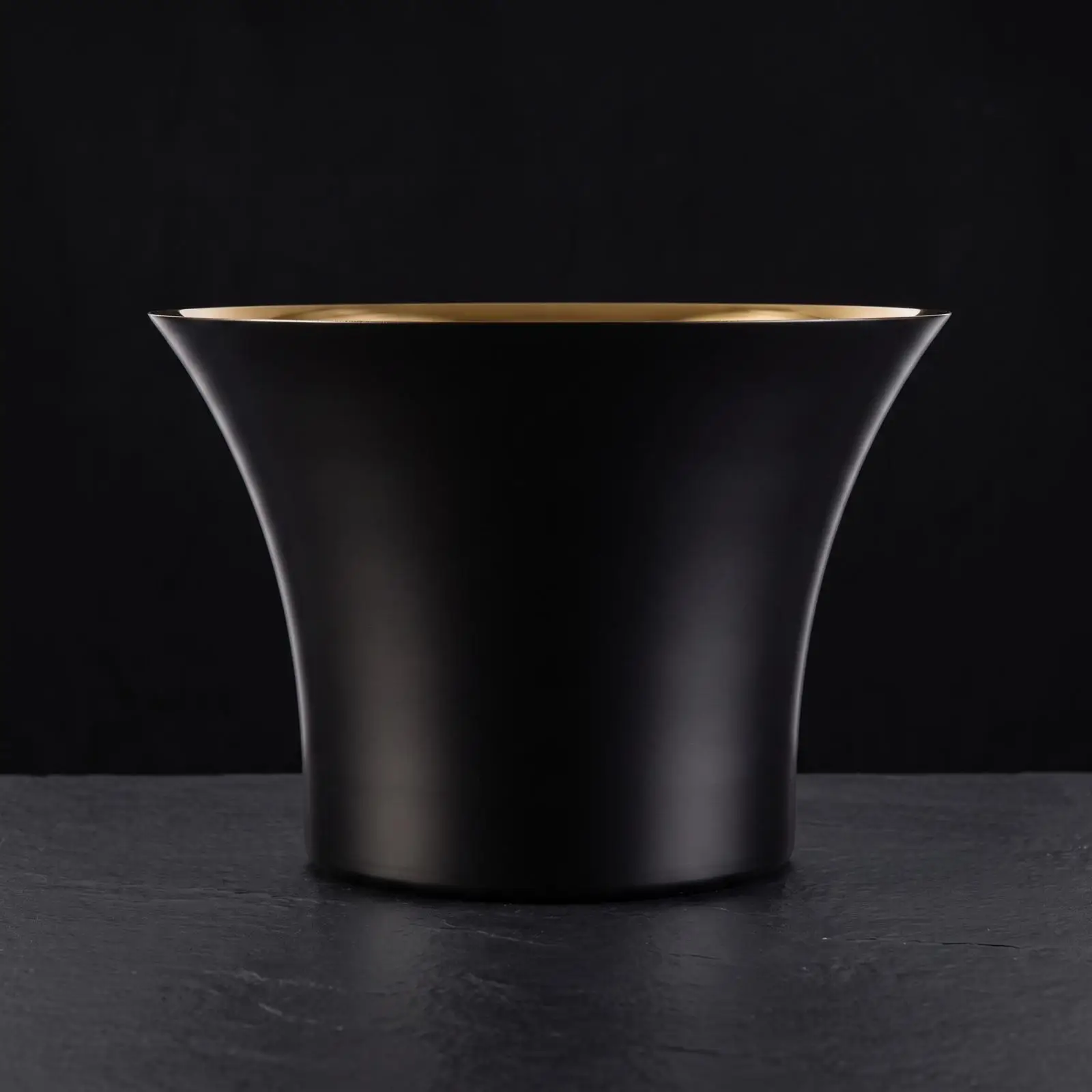Champagne Tub with Pedestal Base Silver Wine Cooler Reflective for Bartenders