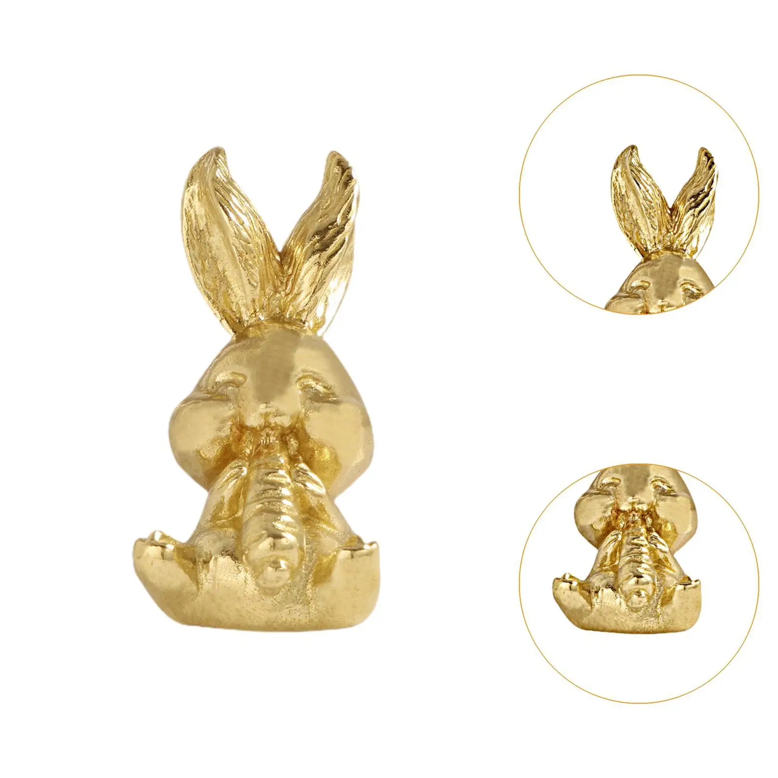 Brass Rabbit Handle Cabinet Knob, Coma o coelho da cenoura, Quarto Home Closet