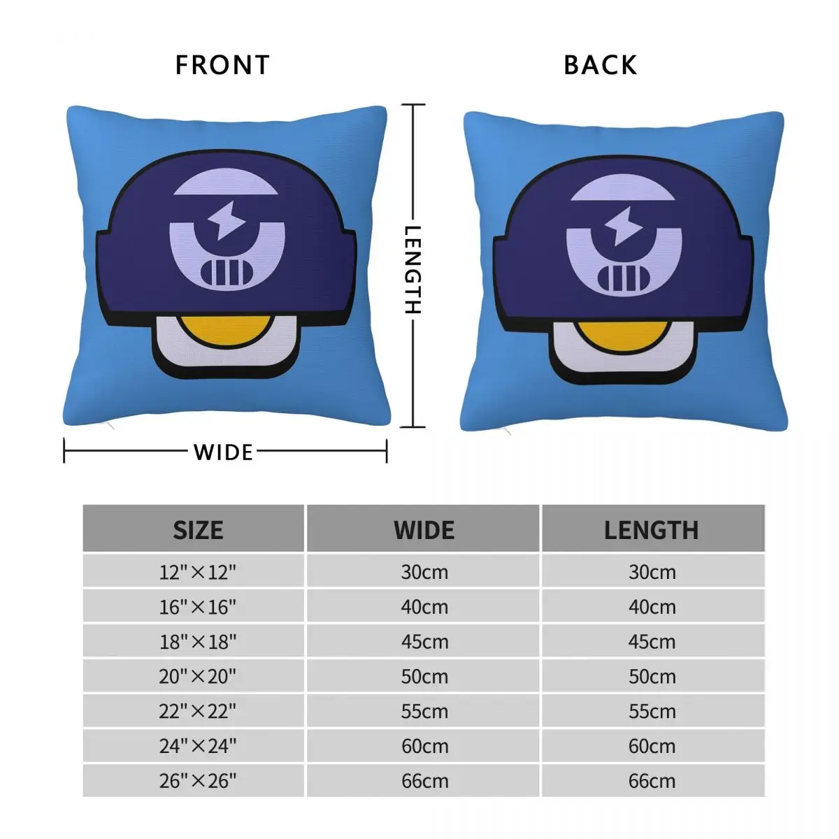 Darryl Character Icon Square Pillowcase Polyester Linen Velvet Pattern Decorative Throw Pillow Case Room Cushion Cover Wholesale