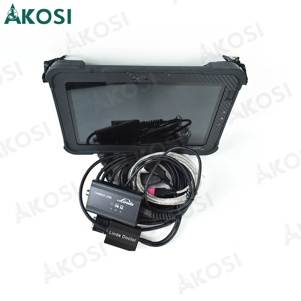 New for linde lsg and pathfinder Forklift Truck Diagnostic Tool for Linde Canbox Doctor Diagnostic scanner+Xplore tablet