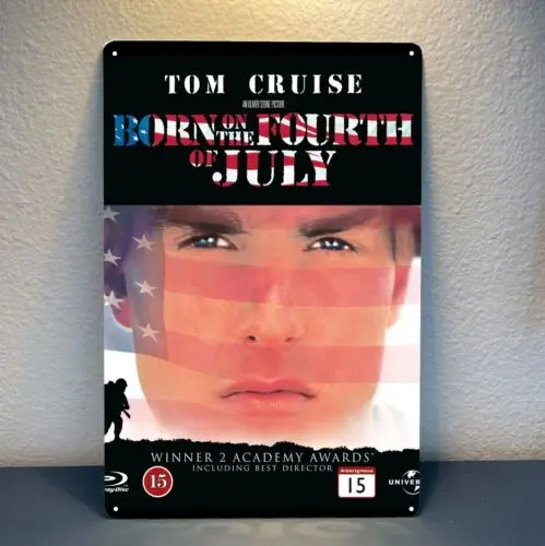 Born On The Fourth Of July Tom Cruise Movie Metal Poster Tin Sign 20x30cm Plate