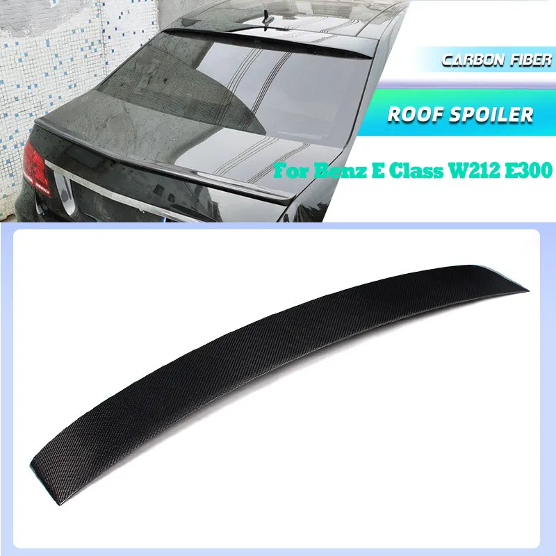 

Carbon Fiber Car Rear Roof Spoiler Wing for Mercedes Benz E Class W212 E300 Sedan 2010-2013 Racing Rear Spoiler Window Extension