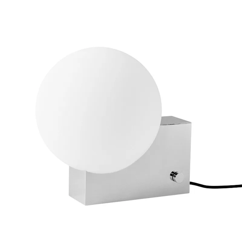 

Bedside table lamp Bedroom creative glass ball table lamp Nordic atmosphere decorative table lamp