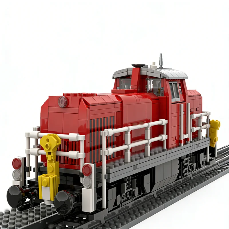 Neue 1360-teilige Technische Stadtbahn-Schienen Eisenbahn Moc Db Br294 Modellbausatz DIY Kreative Ideen Bausteine Spielzeug Geburtstagsgeschenk