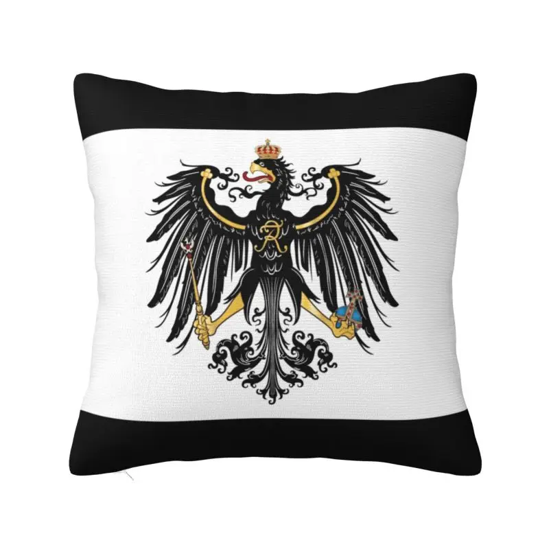 

Flag Of The Kingdom Of Prussia Pillow Case Home Decoration German Patriotic National Flag Luxury Cushion Cover Car Pillowcase