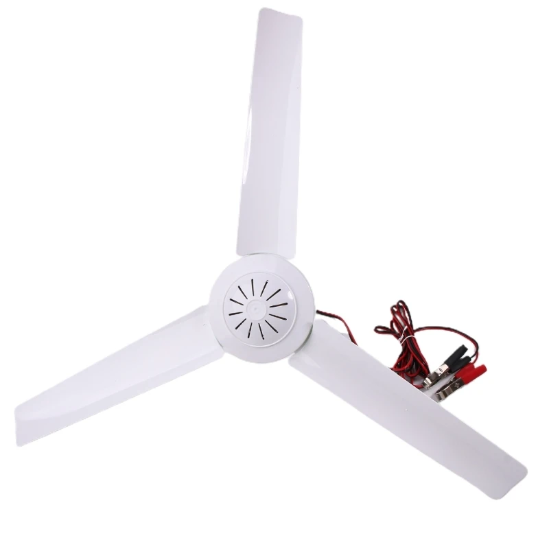 DC12V Ceiling Hanging Fan Household Camping Electrical Fan with 2.8M Cable Drop shipping