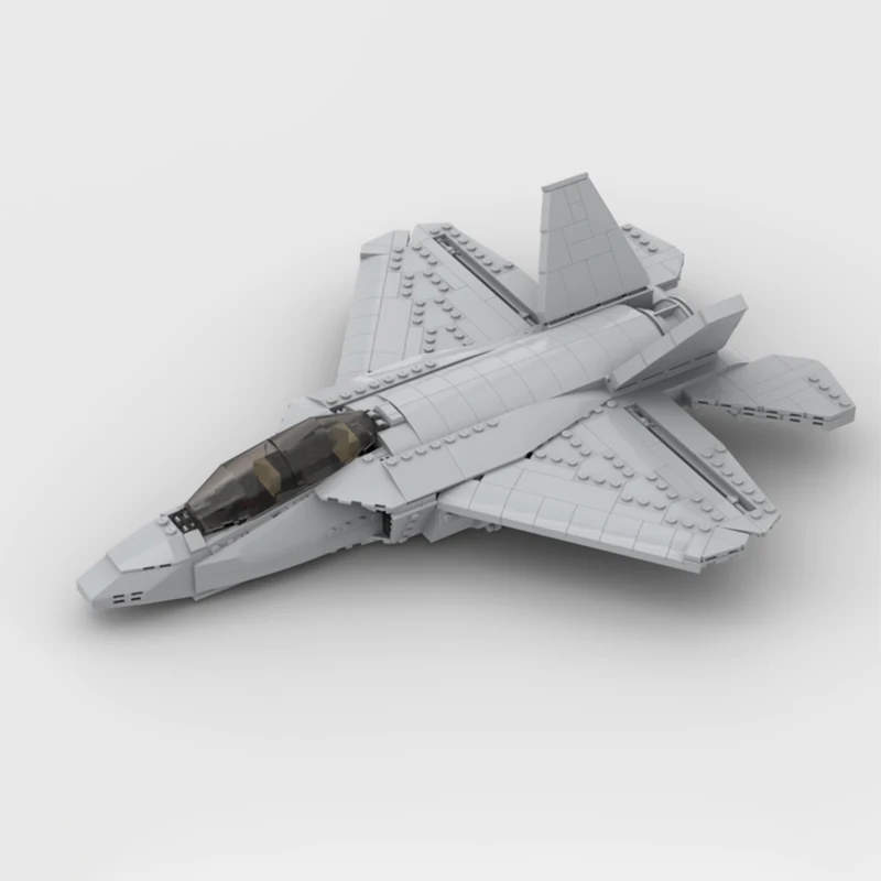 Military Equipment F-35 Lightning II Stealth Fighters MOC Building Block Assemble Model Display Toys Child Christmas Gifts