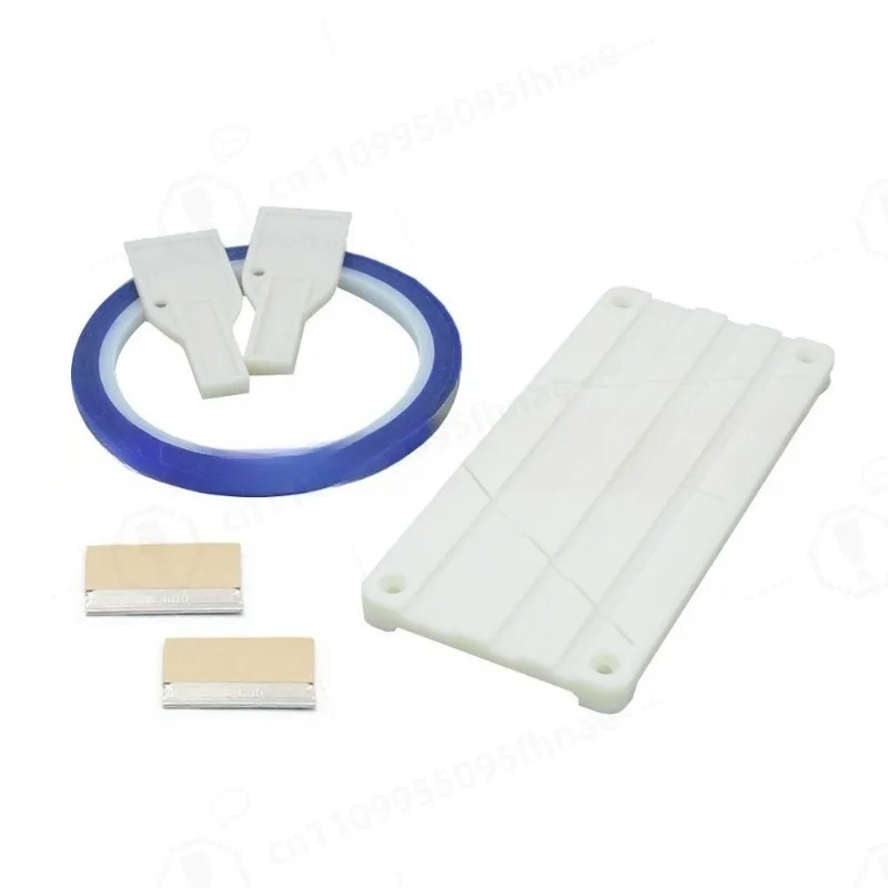 1/4 Inch Tape Splicing Kit Splice Block Rail Audio Reel Tape Joiner Tool Vintage Tape Recorder Repair Accessory