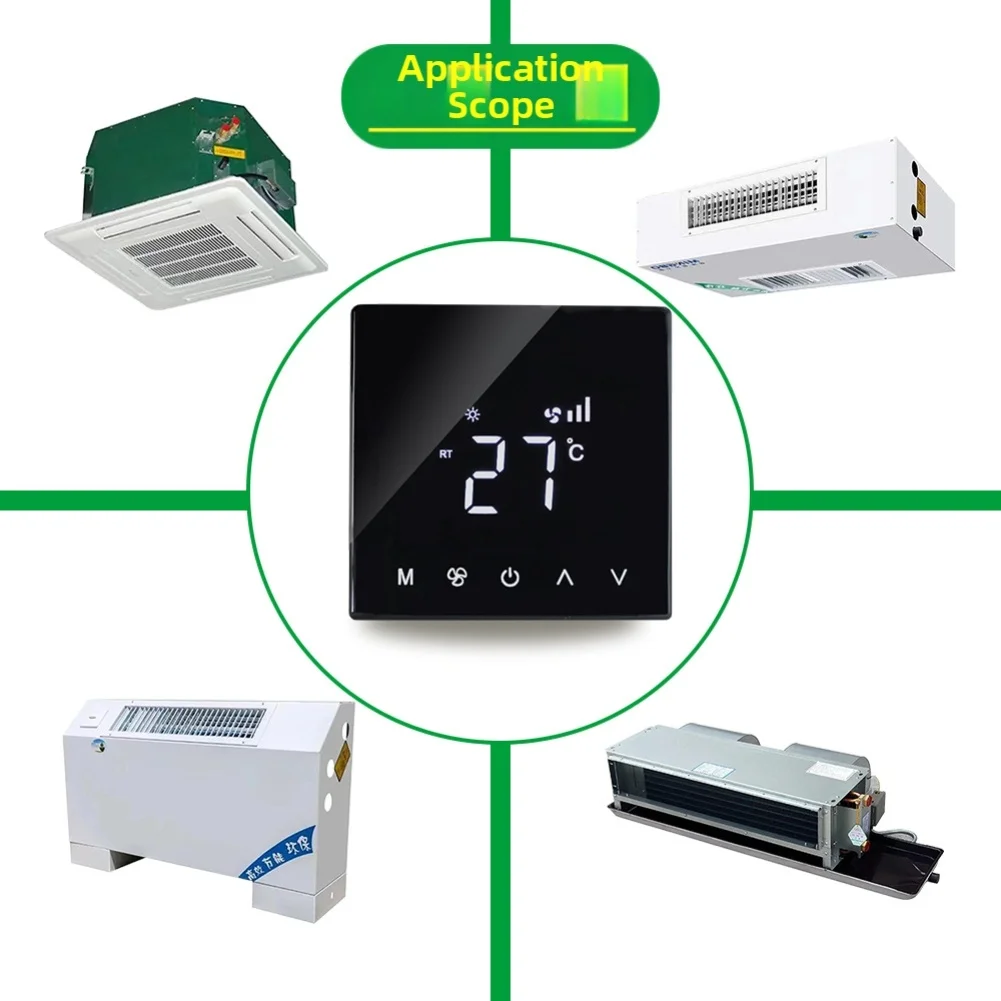 

Bedroom Floor Heating Thermostat Central Heating Thermostat Advanced Power-Splitting Technology For Room Temperature