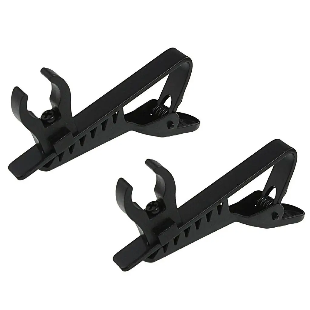 Универсальный-держатель-для-микрофона-черный-металлический-компактный-для-крепления-на-воротник-для-выступлений-сцены-презентаций-совещаний