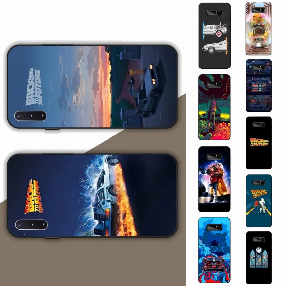 B-Back To-the-Future Phone Case For Samsung Note 8 9 10 20 pro plus lite M 10 11 20 30 21 31 51 A 21 22 42 02 03