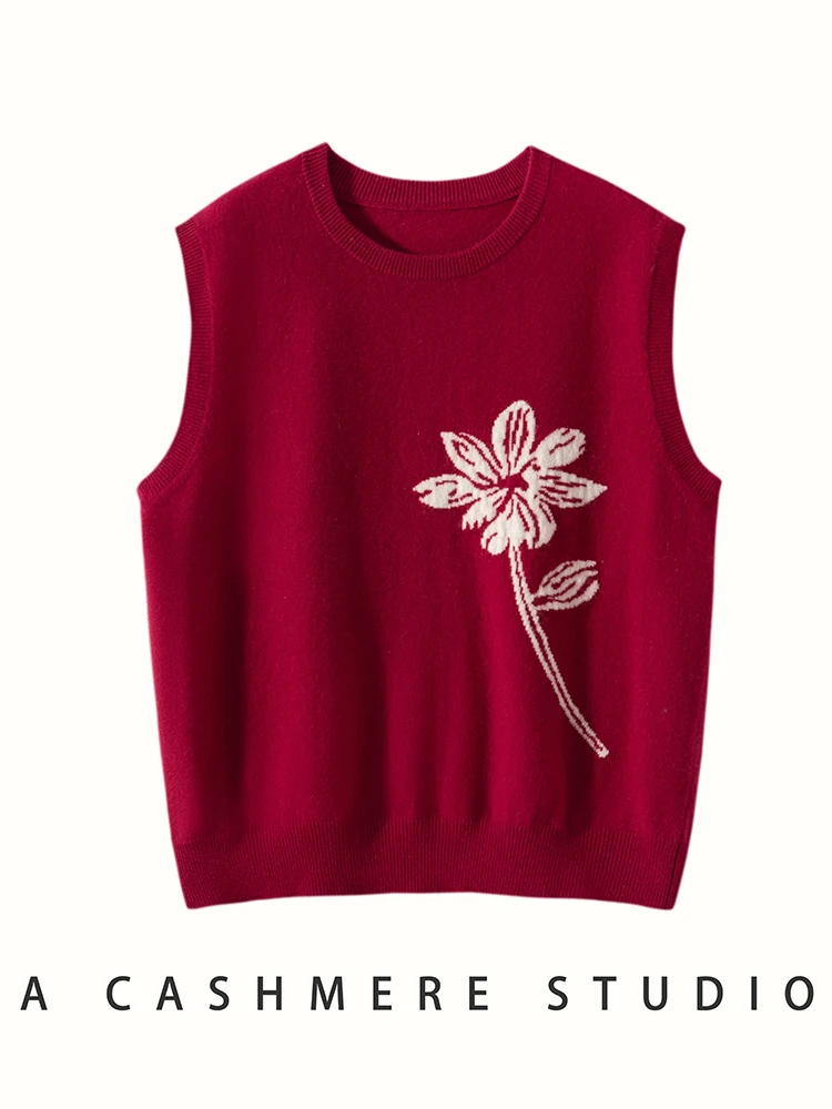 

Женский мягкий вязаный жилет с круглым вырезом, в стиле пэчворк, удобный, теплый, модный, для многослойных образов