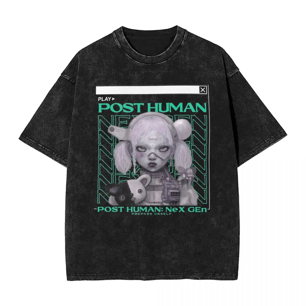 

POST HUMAN NEX GEN BRING ME THE HORIZONs T Shirts Hip Hop Washed Cotton High Street T-Shirt Vintage Men Women Tops Summer Tees