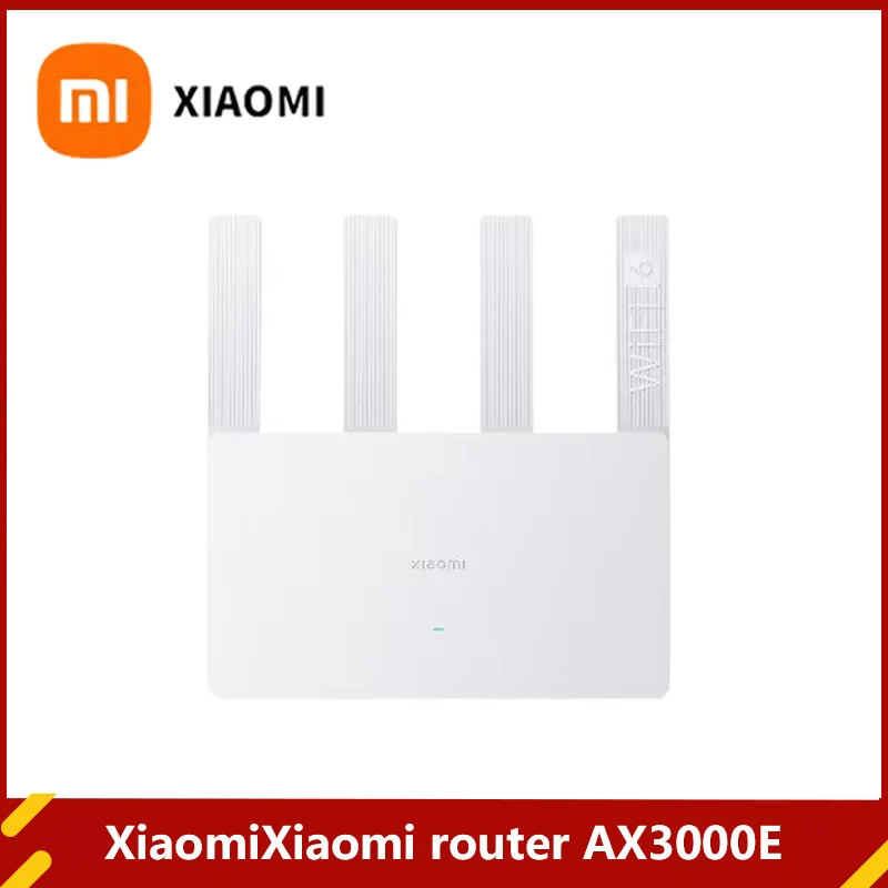 

Роутер Xiaomi AX3000E WiFi6 3000M беспроводной скорость 4-полосный усилитель сигнала поддерживает агрегацию сетевого порта для всего дома, умный дом
