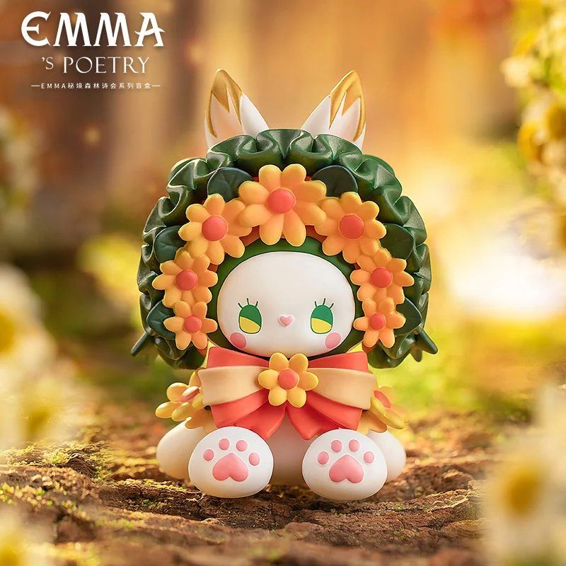 Emma Secret Forest Poetry Blind Box 1Pc/8PCS Mystery Box Caja Misterios Kawaii Toys Cute Action Figures Model Birthday Gift