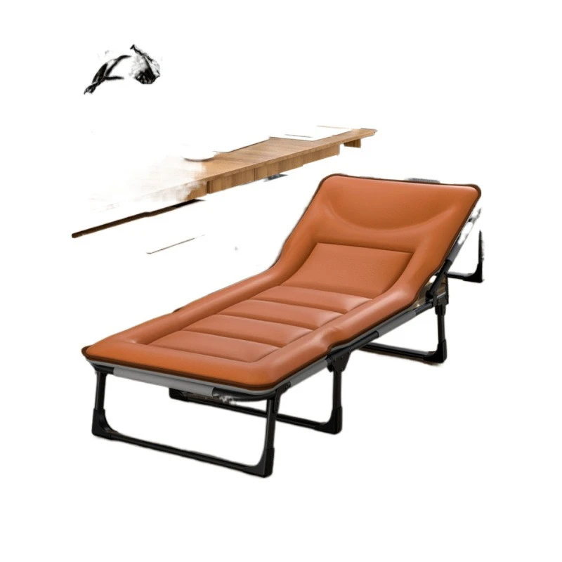 

Lunch break folding bed single bed recliner office simple portable home escort multi-functional technology nap artifact