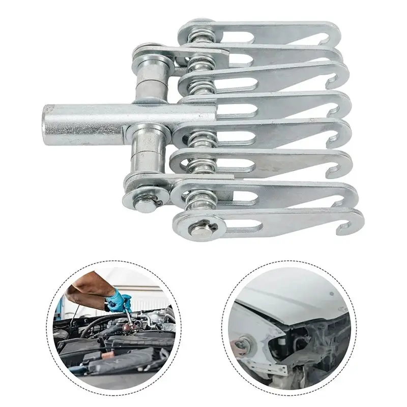 [B17B!】 Dent Puller Metal 8 Claw Hook Adjustable Car Body Repair Tool Heavy Duty Pulling Claw-Paw Auto Dent Repair Puller Tool
