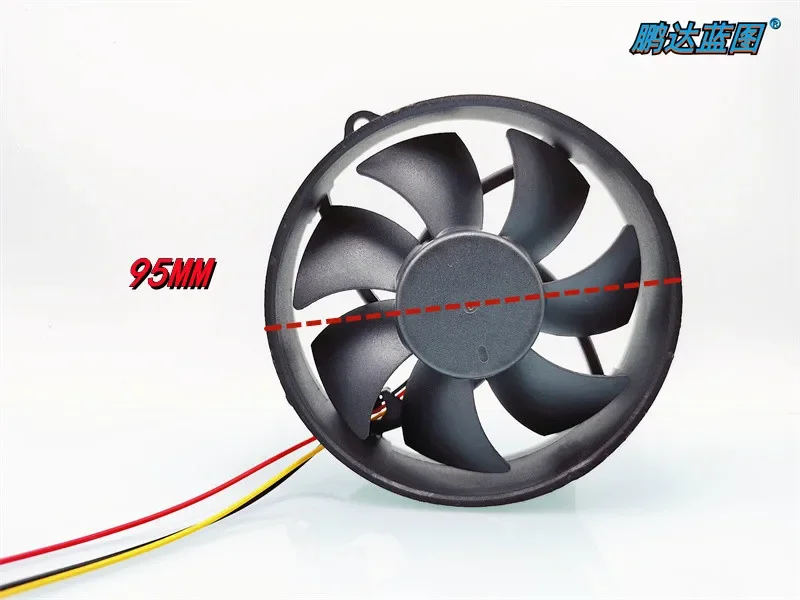 Pengda Blueprint 9225 Circular Double Ball 24V 12V 5V Speed Measurement Function 93 * 95 * 25MM CPU Fan