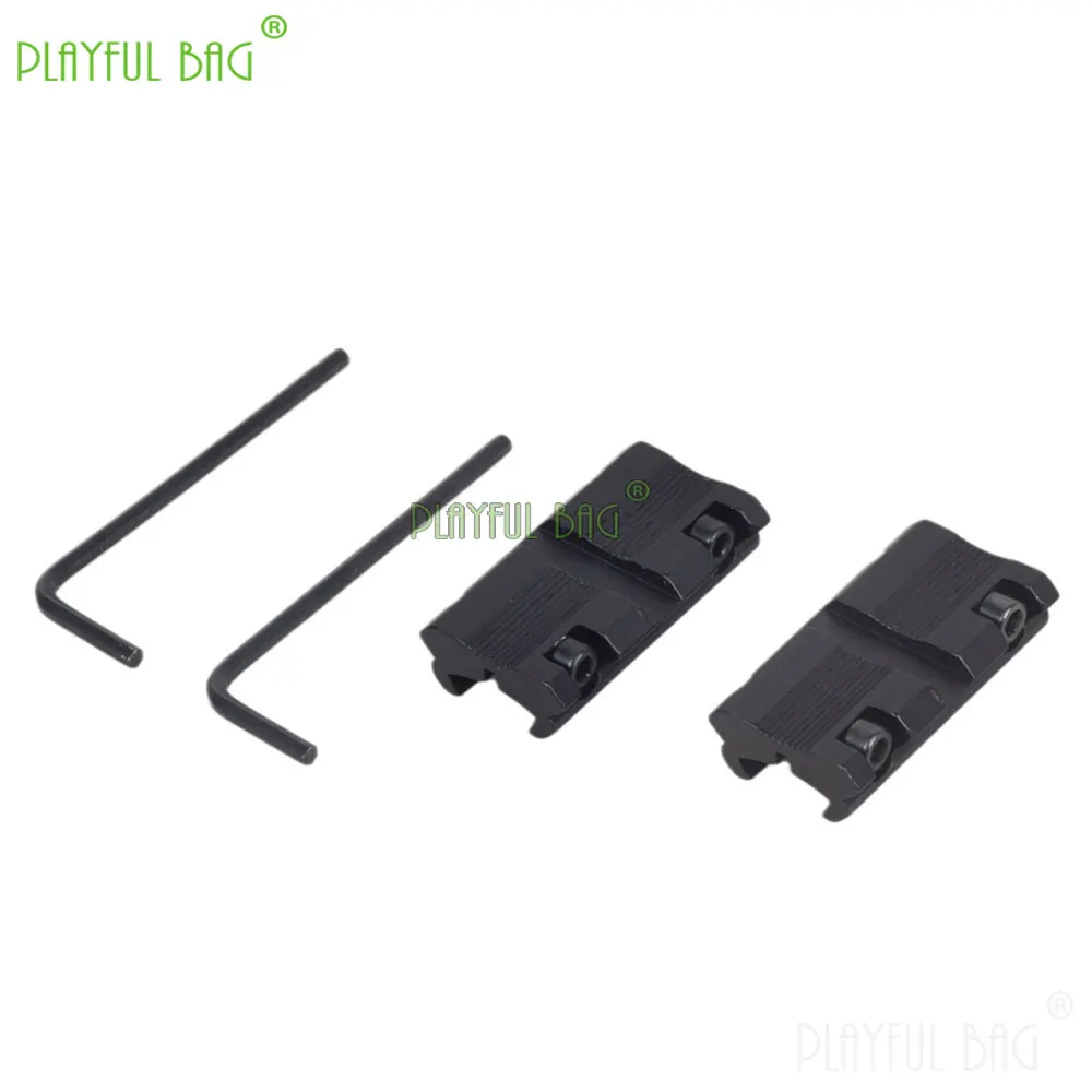 Esportes ao ar livre 11mm a 20mm mini adaptador de trilho liga alumínio picatinny para óptica & mira brinquedo arma acessórios qg872