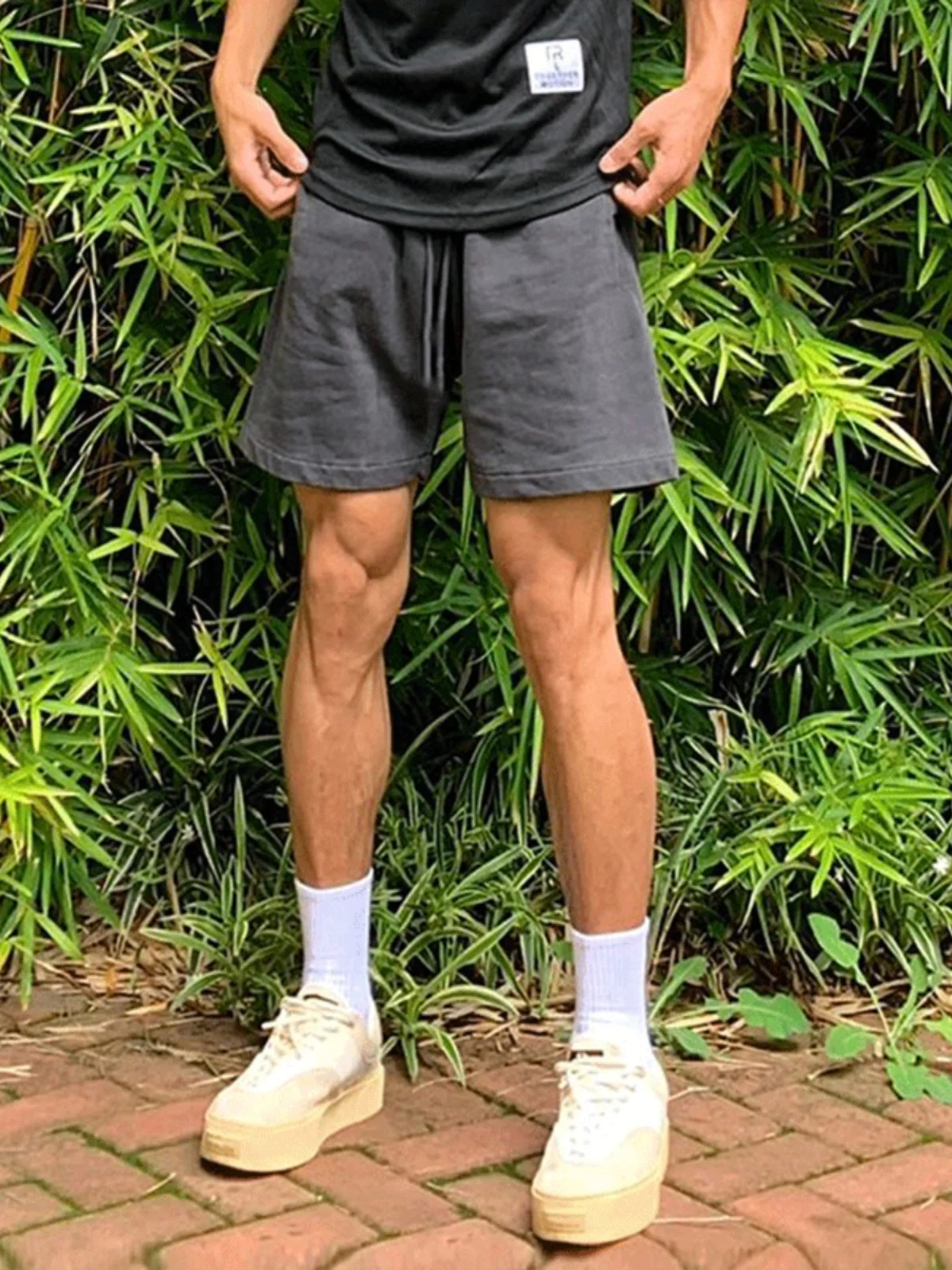 

American Casual Color Basic Sports orts Men's Summer Trendy Brand Baskeall Loose Straight Five-Point Pants