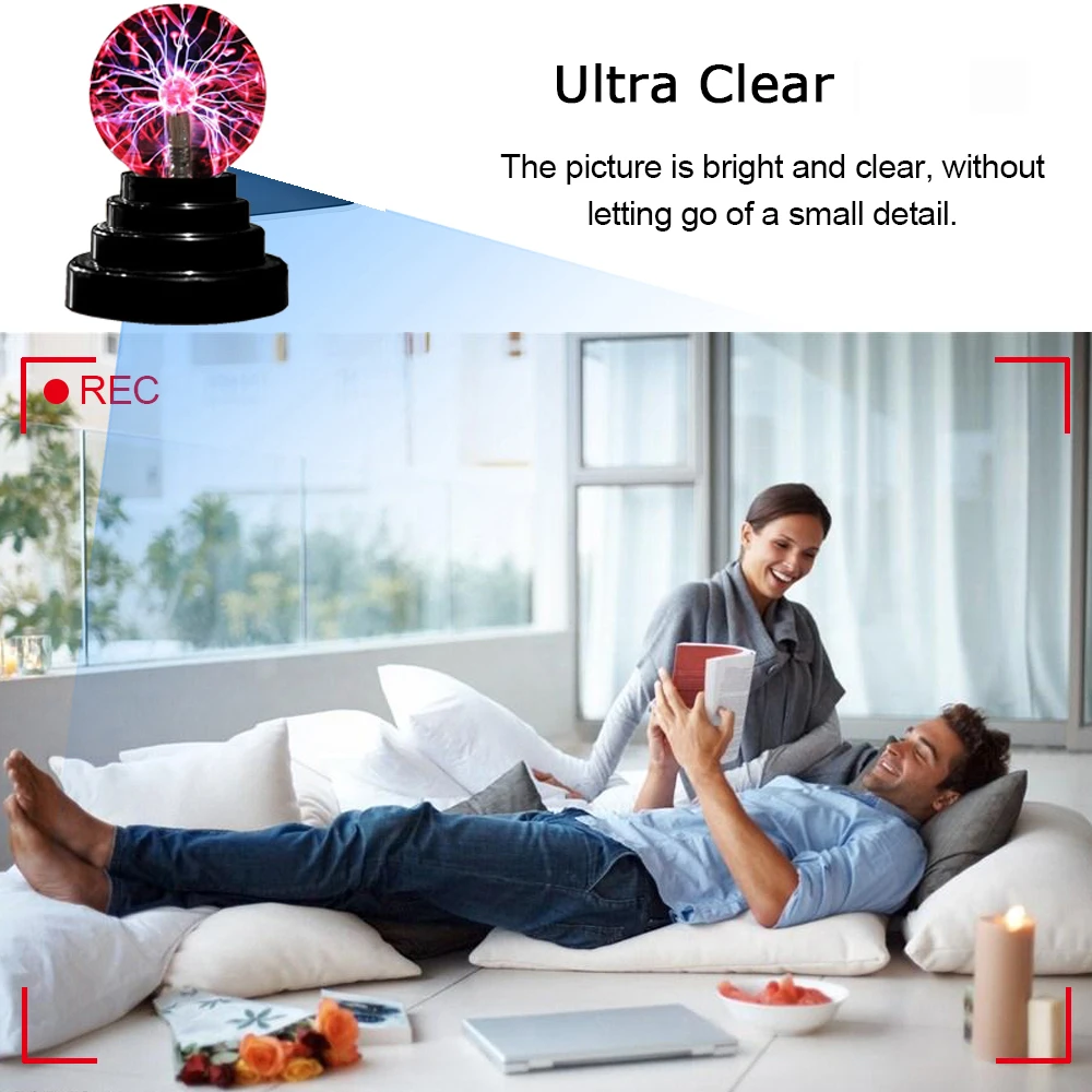 Mini Camera Lamp Night Light Novelty Kids ornament monitor Gift Magic Lamp Full HD1080P Wireless Wifi View Camcorder HomeVideo