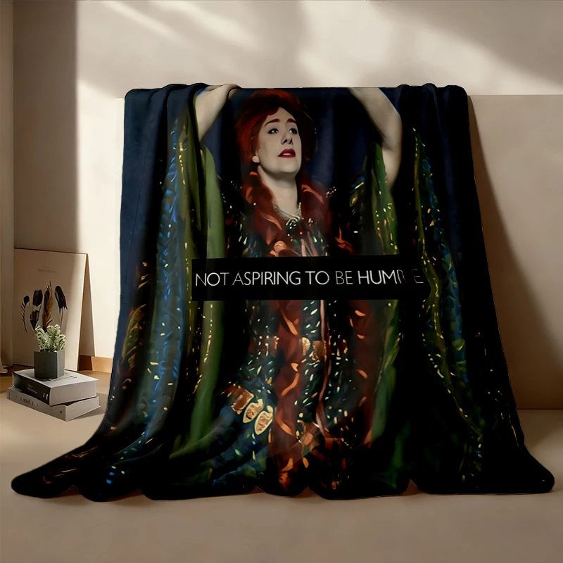 Not Aspiring To Be Humble Flannel Blanket Shakespeare Lady Macbeth Unhinged Rage Trendy Art Flannel Throw Equal Rights