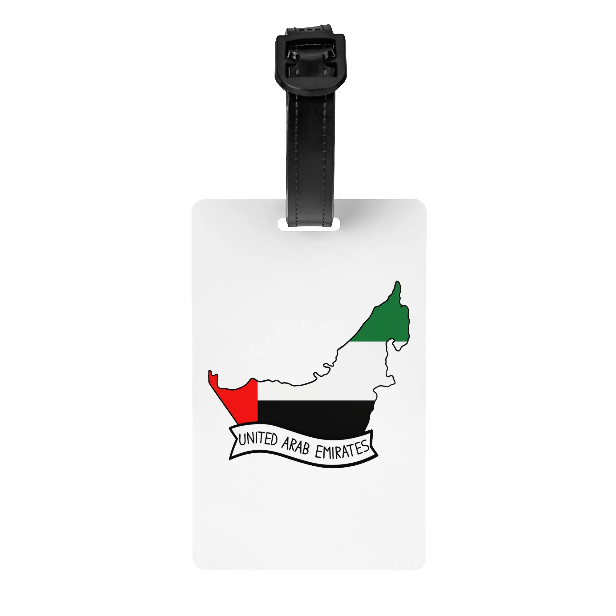 United Arab Emirates Flag Map Luggage Tag  Suitcase Baggage Privacy Cover ID Label
