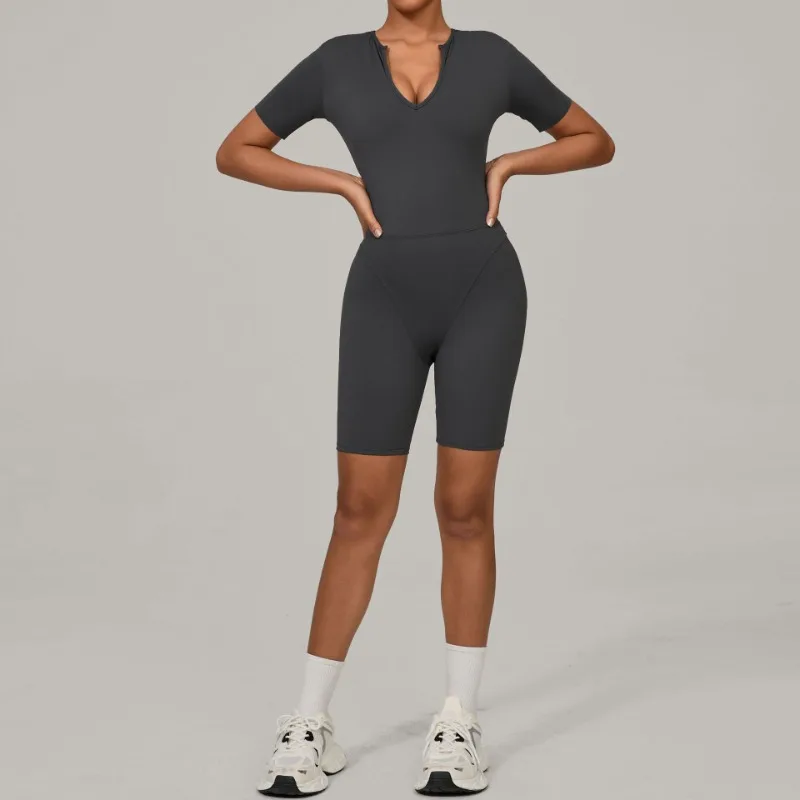 

New Women's Yoga Jumpsuit Seamless Breathable Dance Bodysuit Butt Lift One-Piece Gym Workout Running Pilates Fitness Activewear