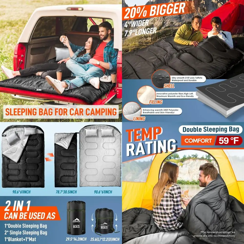 Double Sleeping Bag…