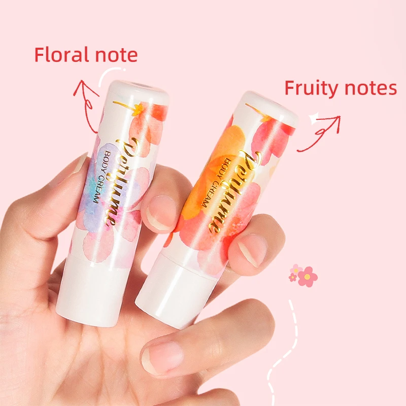 

Sdotter Fruit Solid Perfume Portable Solid Balm Long-lasting Fragrances Fresh and Elegant Female Solid Perfumes Body Aroma Girls