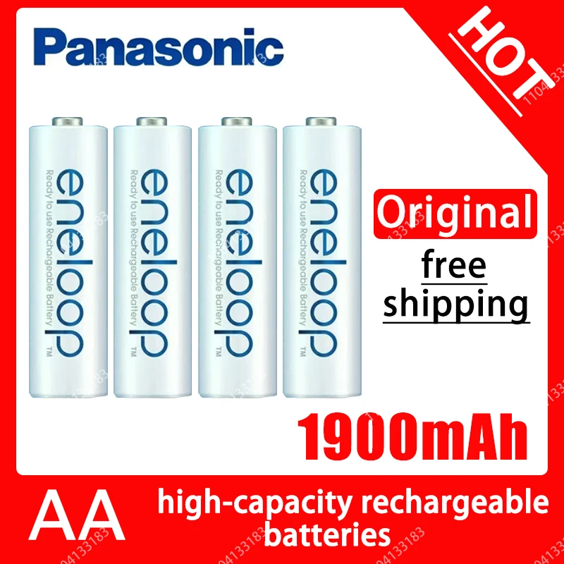 

Panasonic Eneloop 100% original AA rechargeable battery 1.2v 1900mAh pre-charged nimh suitable for flashlight camera toys