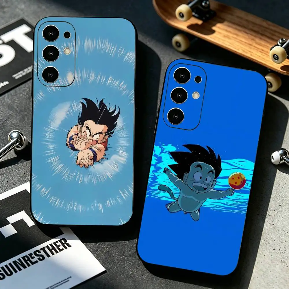 Classic Son G-Goku Dragons Phone Case For Samsung S25,S24,S21,S22,S23,S30,Ultra,S20,Plus,Fe,Lite,Note,10,Black Cover