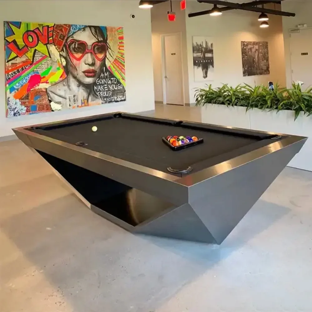 Modern Design Family Entertainment Billiards Table Customized Indoor Adult Standard Billiards Table