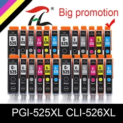 24PK PGI525 Ink Cartridge for Canon Pixma MG5150 MG5250 MG5350 MX885 MX895 MX715 IP4850 IP4950 Printer Cartridge PGI-525 CLI-526